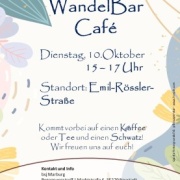 WandelBar-Cafe am 10. Oktober in der Emil-Rössler-Straße